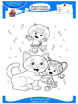 Çocuklar İçin Umizoomi Boyama Sayfaları 